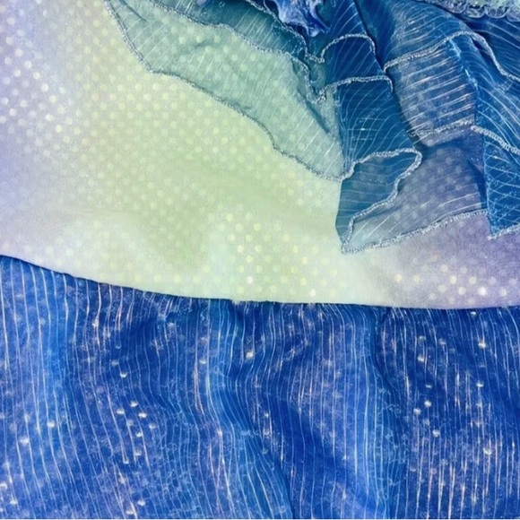 Disney Store SILVERMIST Water FAIRY COSTUME DRESS Size 7-8 w/ Matching WINGS - Picture 4 of 6